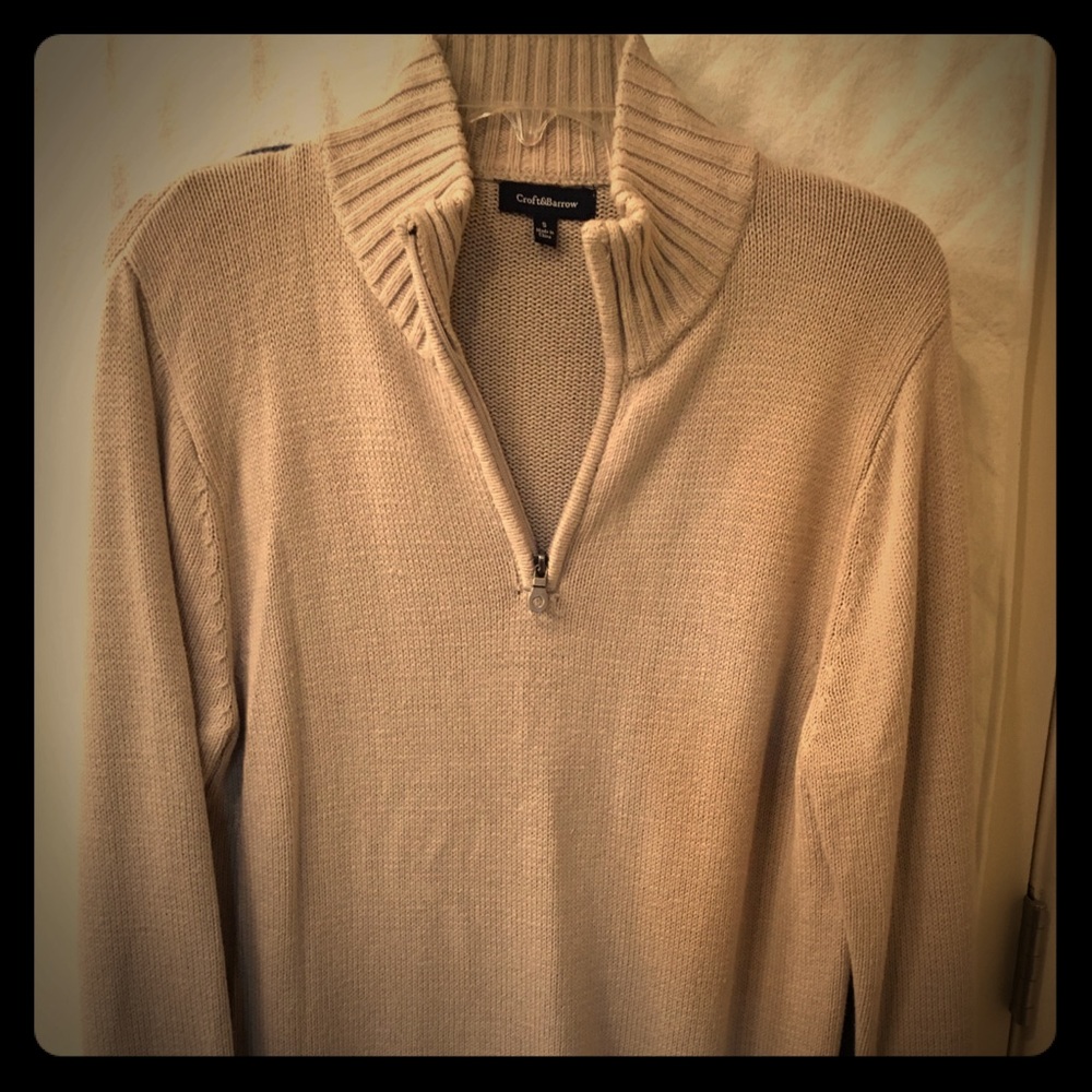 1/4 zip sweater Croft and Barrow